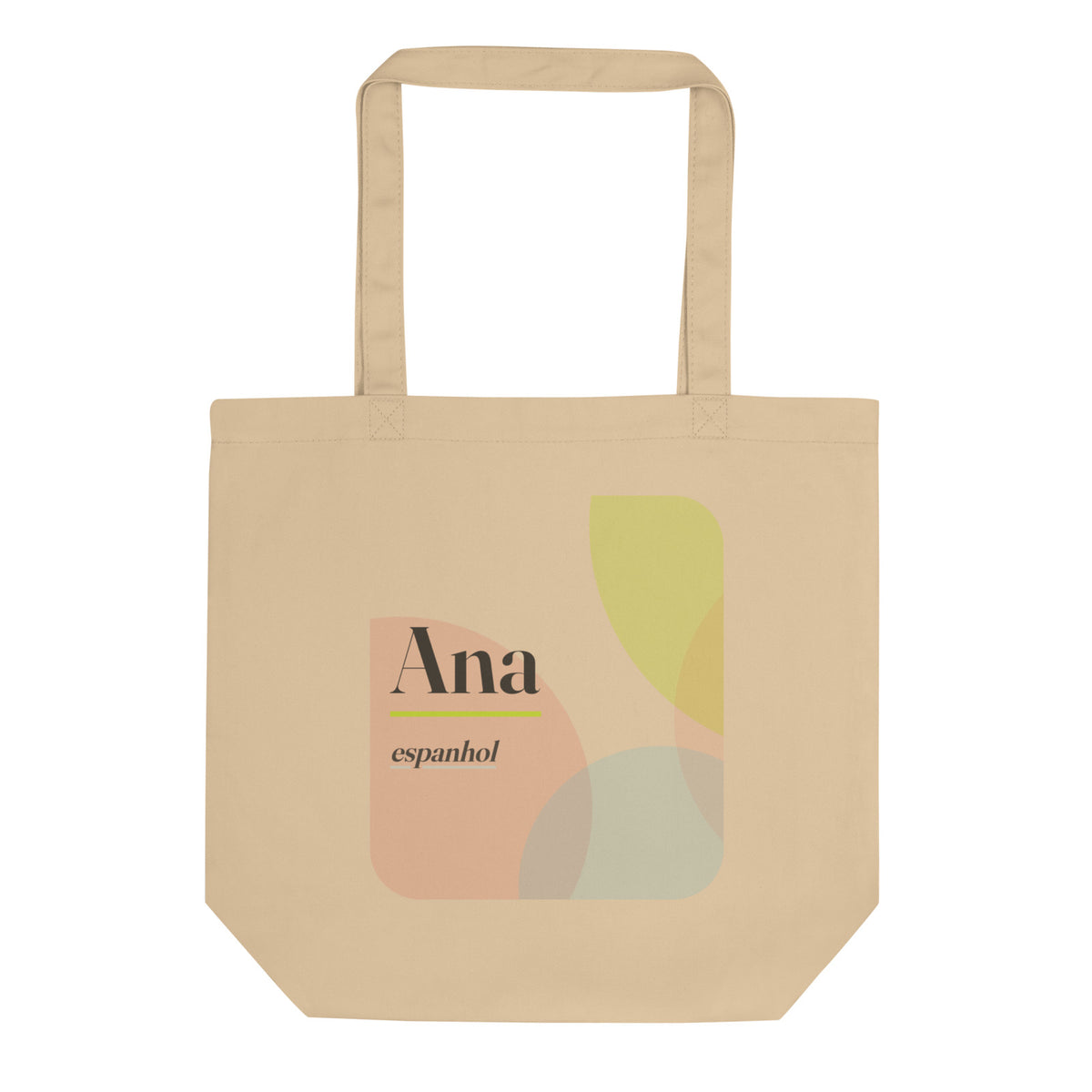 Sacola com o nome Ana · espanhol, ostra, frente
