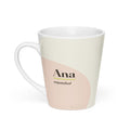 Caneca latte com o nome Ana · espanhol, branco, vista principal
