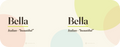 Bella name mug · Italian, “beautiful”, white