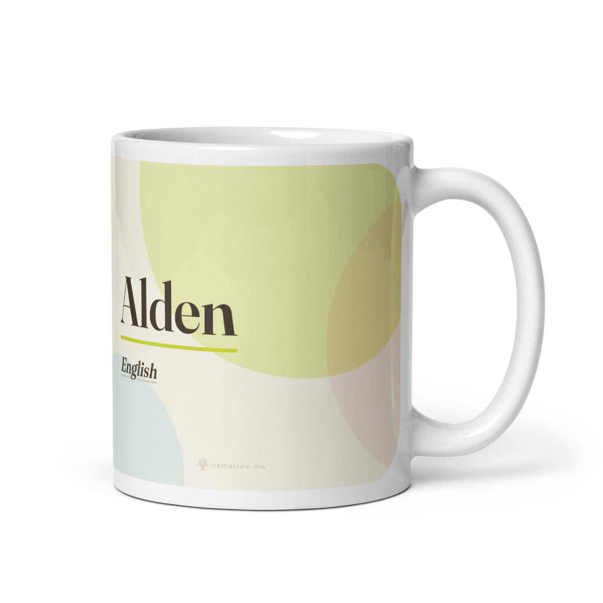 Alden name mug · English, white, default