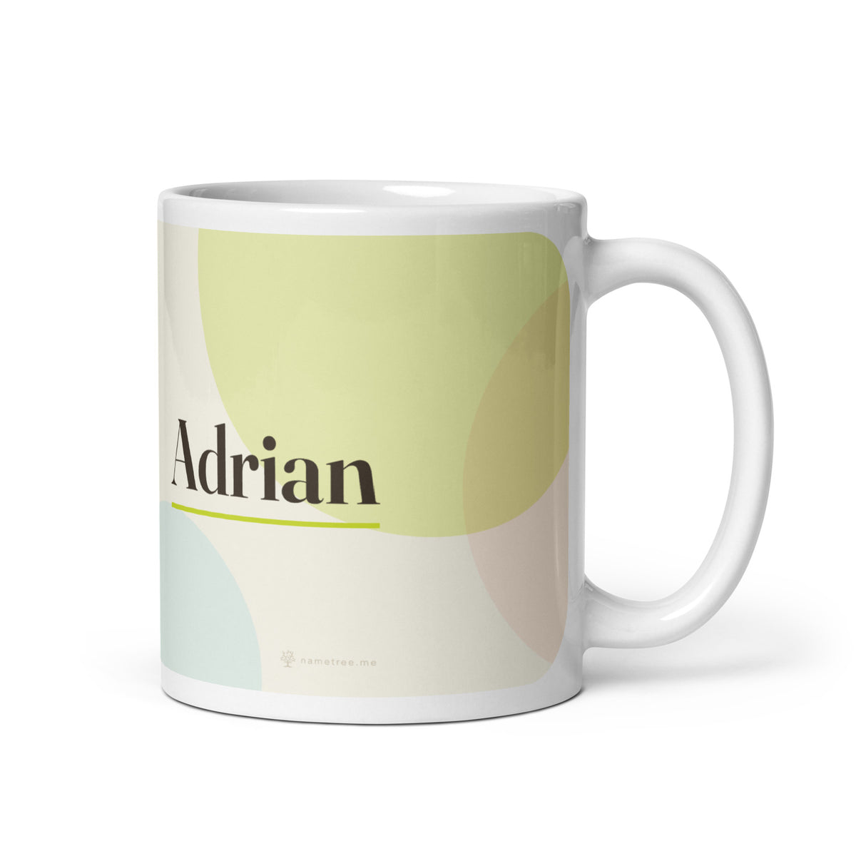 Adrian name mug, white, default